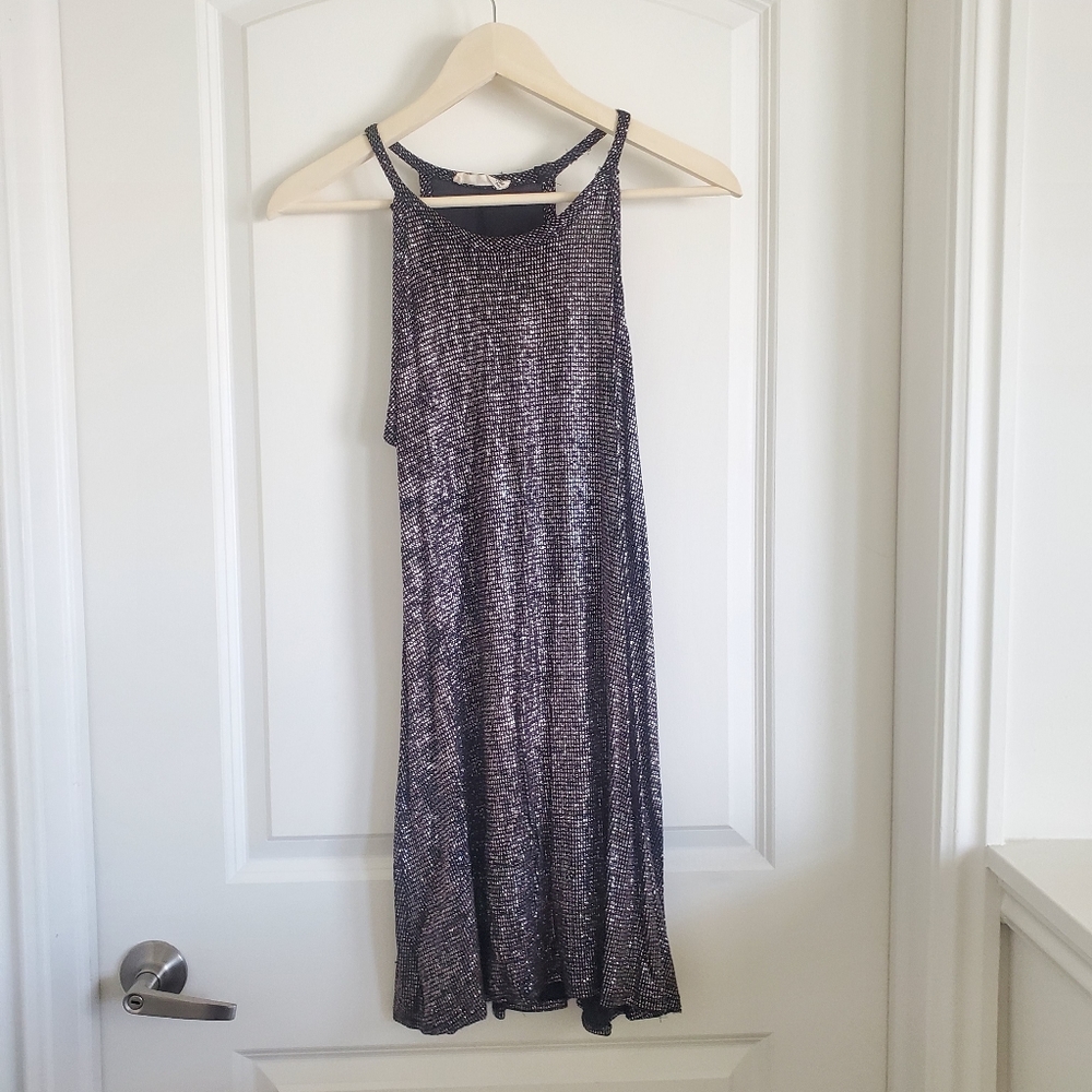 Rose Gold Glitter Party Dress